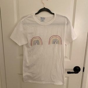 Rainbow top size S. Never worn.